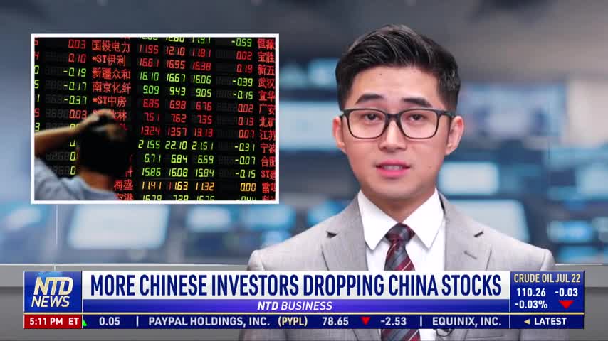 More Chinese Investors Dropping China Stocks