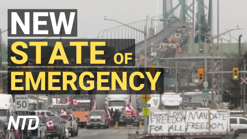 Ontario Declares State of Emergency Amid Trucker Protests; Inflation to Ease by End of 2022: Biden