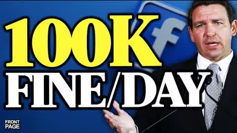Florida Gov enforces punishment for Facebook; CCP top officials visited Burma ahead of the coup