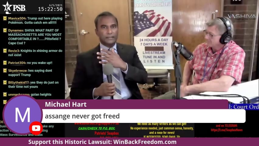 Dr.SHIVA LIVE with Patriot Soapbox at RedPill Expo 2021