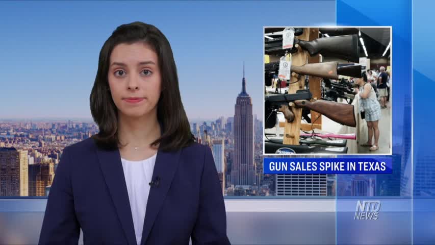 GUN SALES SPIKE IN TEXAS AHEAD OF ELECTION