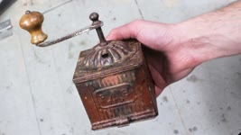 Restoring old Italian coffee grinder - Restoration project