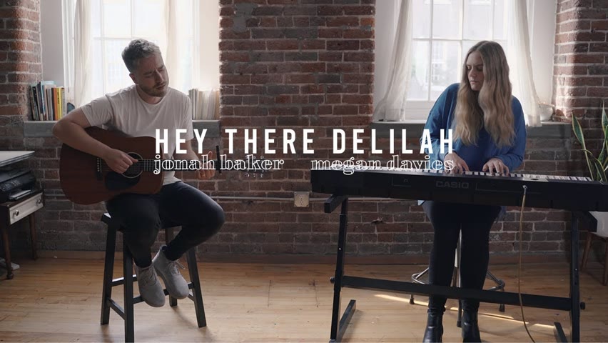 Hey There Delilah by Plain White T's | Acoustic Cover by Jonah Baker and Megan Davies