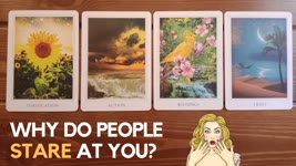 Why do people stare at you? 👀 😮 😍 | Pick a card