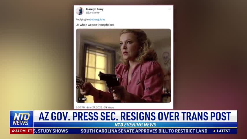 Arizona Governor’s Press Secretary Resigns After Appearing to Suggest Violence Against 'Transphobes'
