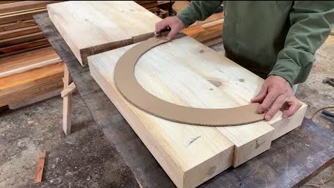 Techniques Worker Peak Woodworking Curved You Must Watch - Build a Unique Balcony Chair
