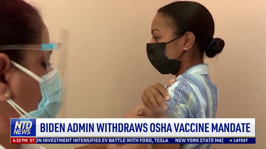 Biden Admin Withdraws OSHA Vaccine Mandate