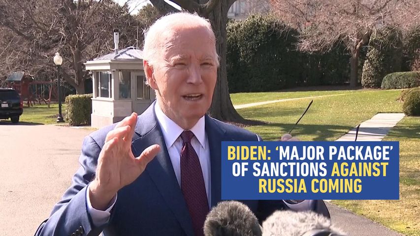 Biden: 'Major Package' of Sanctions Against Russia Coming on Friday