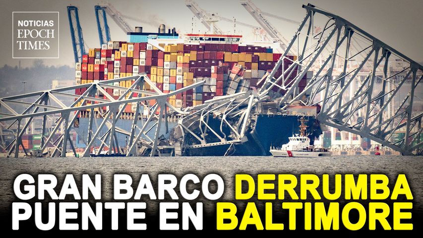 Barco derrumba puente en Baltimore y descartan hecho intencional | NET