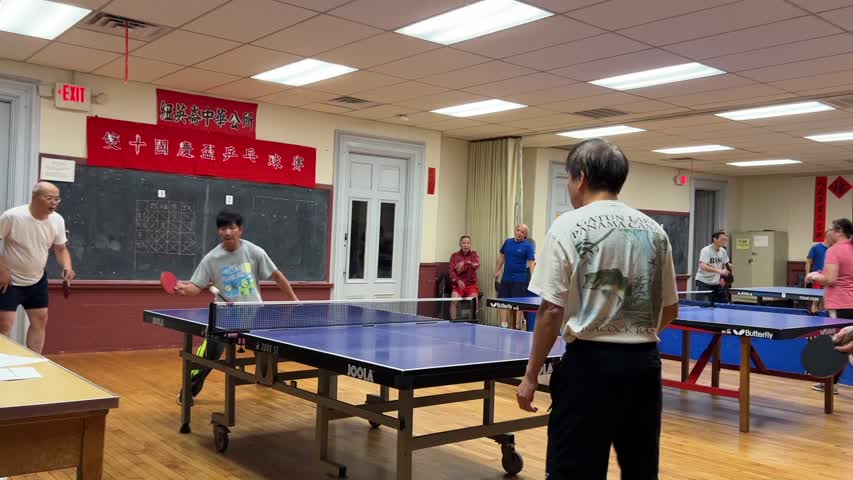 波士頓「雙十國慶杯」乒乓球比賽 - Boston's "Double Ten National Day Cup" Ping Pong competition