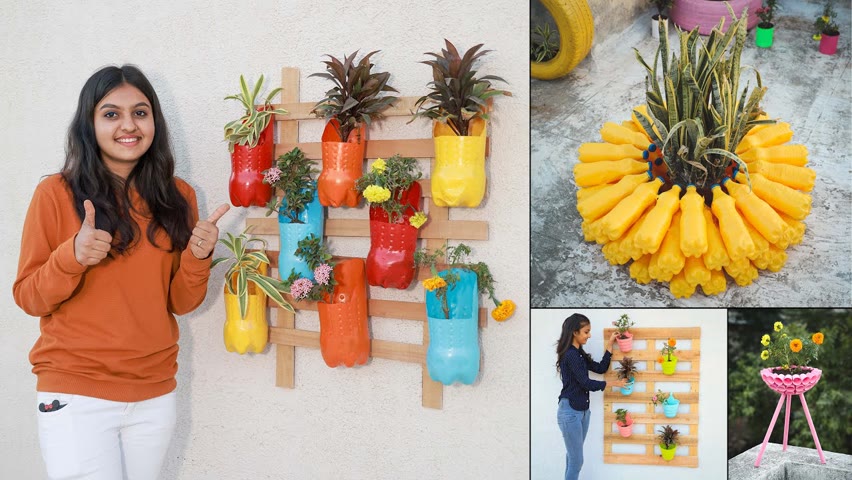 Garden Decoration Ideas - Plant - Making | Upcycle #Fun #DIY #hetalsart