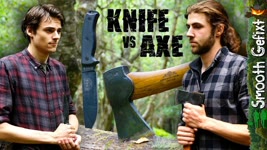 AXE vs KNIFE - Battle for the Ultimate Cutting Tool!