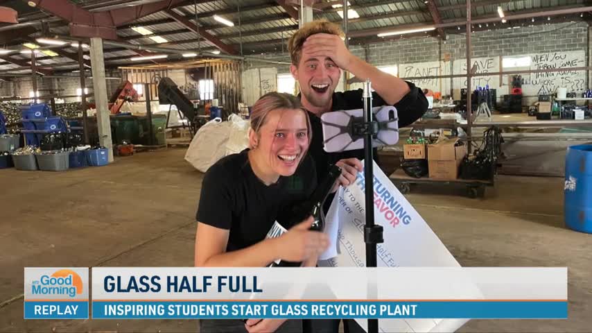 Glass Half Full: Inspiring Students Start Glass Recycling Plant