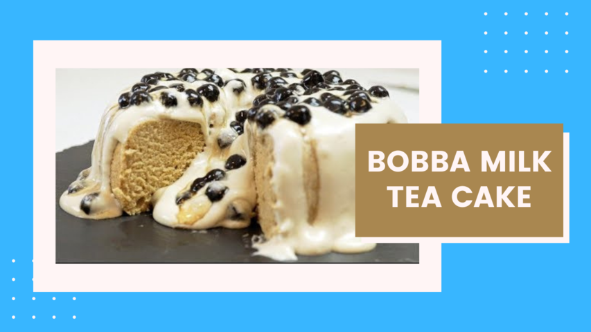 Bobba Milk Tea Cake