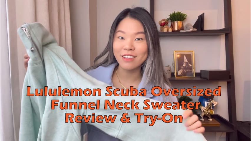 Lululemon Scuba Oversized Funnel Neck Sweater Review & Try-On