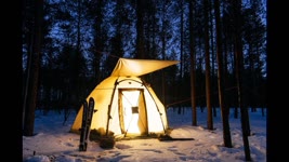 2 DAYS ONE IN THE FOREST. WINTER CAMPING. SNOW SPRING. BUSHCRAFT. RUSSIA.