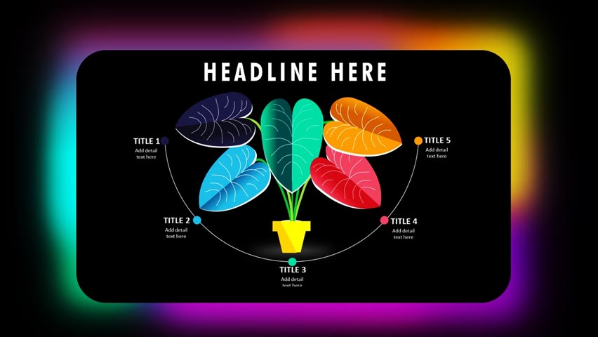 Create an Animated Glow/Neon Effect Slide in PowerPoint. Tutorial No.: 955