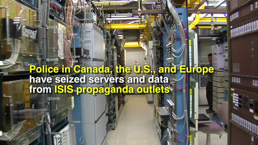 Servers used by Islamic State propaganda sites seized in Canada, Europe, US 