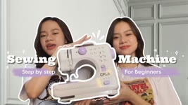 HOW TO OPERATE A PORTABLE SEWING MACHINE (Philippines) | TUTORIAL | Villamor Twins