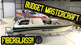 Rebuilding A Budget MasterCraft Wake Boat Fiberglass Repair Part 2
