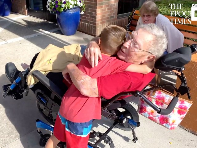 Emotional Reunions of Grandparents and Grandchildren