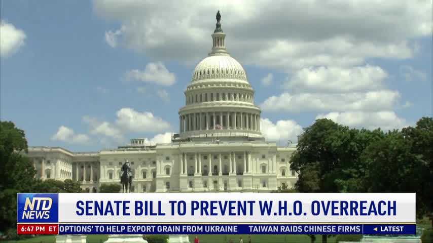 Senate Bill to Prevent WHO Overreach