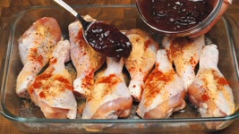 Easy Chicken Legs Recipe for Dinner Ideas | How to Make Chicken Legs in Plum Jam