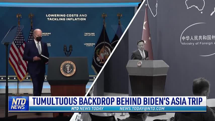 Tumultuous Backdrop Behind Biden's Asia Trip
