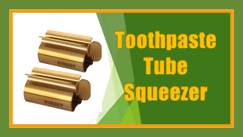 XYKEEY Toothpaste Tube Squeezer, Toothpaste Squeezer Tube Roller