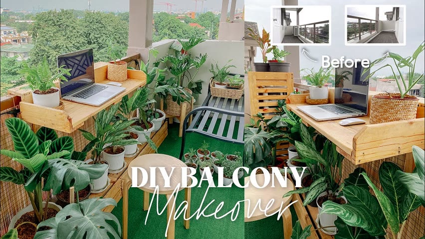 Small Balcony DIY Makeover | Simple & Functional | Manila Condo
