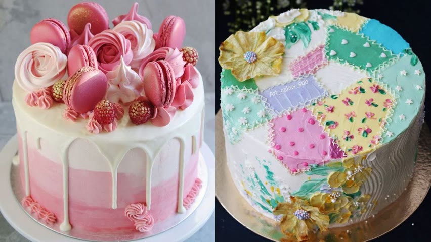 Most Satisfying Colorful Cake Decorating Ideas | So Yummy Rainbow Cake Recipes For Everyone