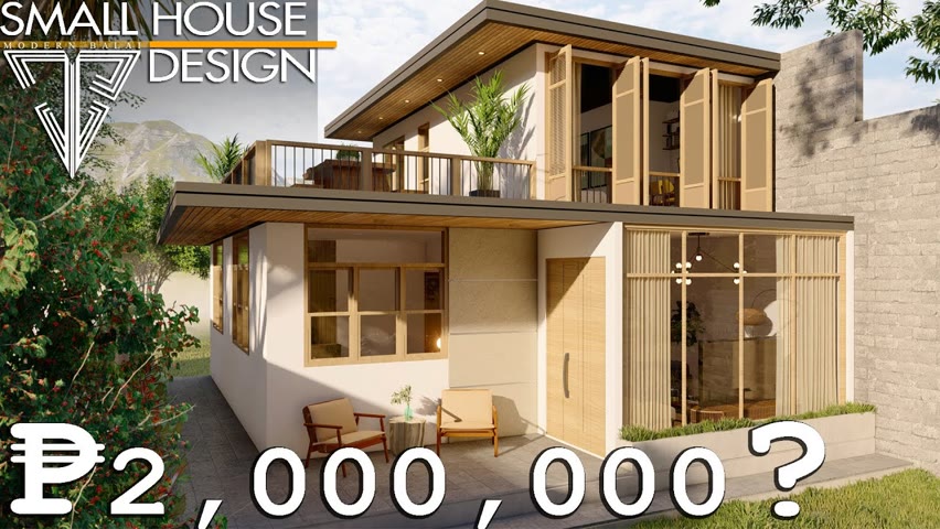 HOW MUCH IS THIS SMALL HOUSE DESIGN? | 97 SQM. THREE BEDROOM LOW-COST HOUSE | MODERN BALAI