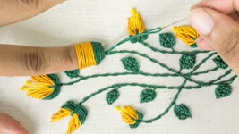 Amazing Hand Embroidery: Learn Flower Ideas with Tricks
