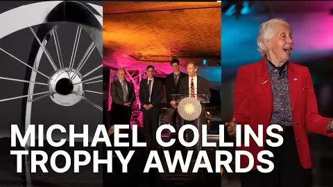 Wally Funk & the Mars Ingenuity Helicopter Team Awarded Michael Collins Trophies