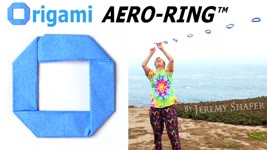 Aero-Ring™ ⭕ Amazing Flying Frisbee ⭕ Origami Flicker