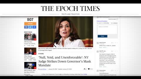 [팩트매터] ‘마스크 착용 의무화는 불법’ 美 뉴욕주 대법원 기각
