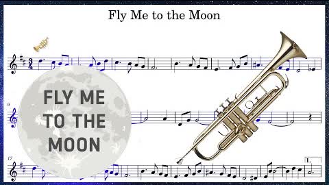 Fly Me to the Moon (Trumpet Sheet Music Play Along!)