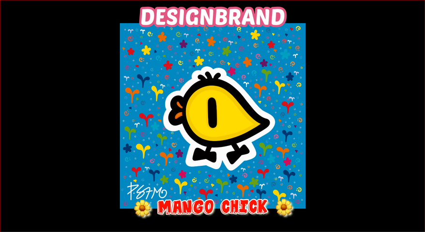 망고 삐악이 | Mango Chick series 1st | REDBUBBLE | DESIGNBRAND Paulo