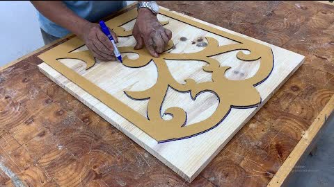 Craft Woodworking With Skillful Hands Carpenter - Design Wooden Stool Unprecedented