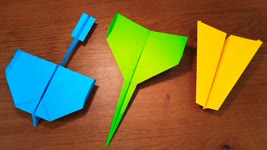 How To Make 5 EASY Paper Airplanes that FLY FAR | PPO