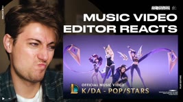 Video Editor Reacts to K/DA - POP/STARS (ft. Madison Beer, (G)I-DLE, Jaira Burns)