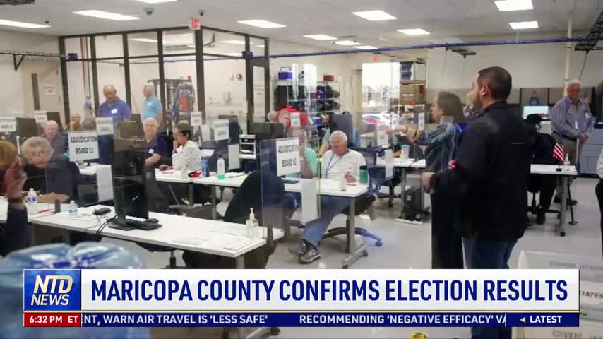 Arizona: Maricopa County Confirms Election Results