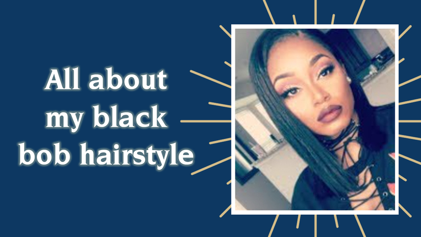 All about my black bob hairstyle!! | 2 styles 1 wig | MyFirstWig