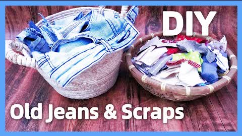 DIY Old Jeans Bag Compilation #SewingTricksandTips