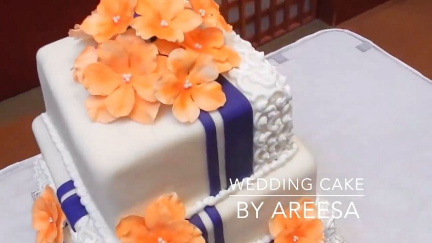 The Making of a Wedding Cake | Start to Finish in Under 10 Minutes!