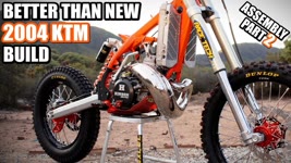 KTM 300 build part 19: Dirt bike assembly continues, we are getting closer ;)