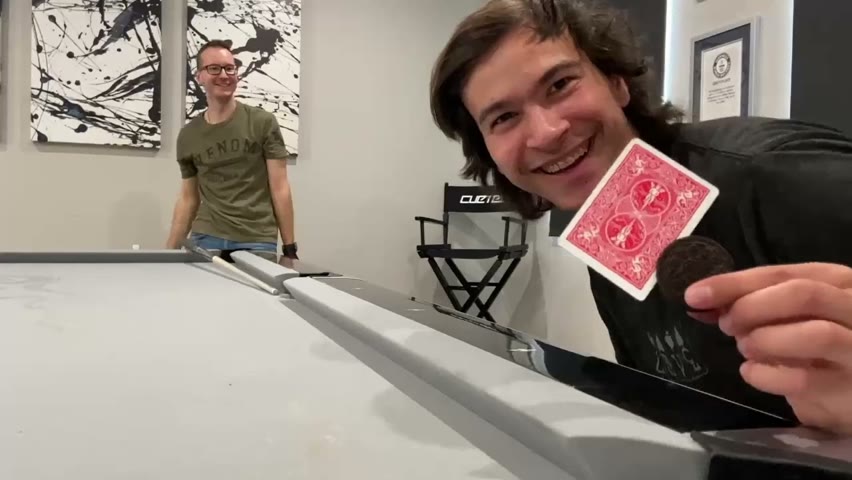 AMAZING Precision Trick Shots!!! Cards, Pool & Cups ft @Tricksters