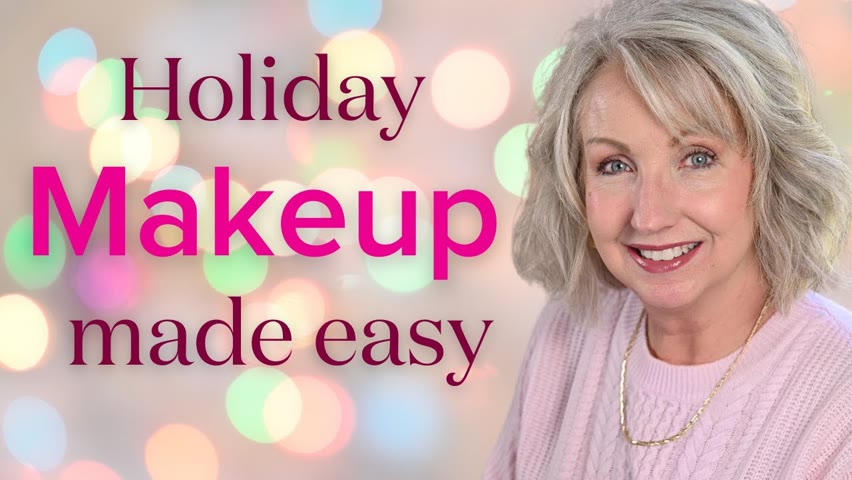 Holiday Glam Makeup for Women Over 50
