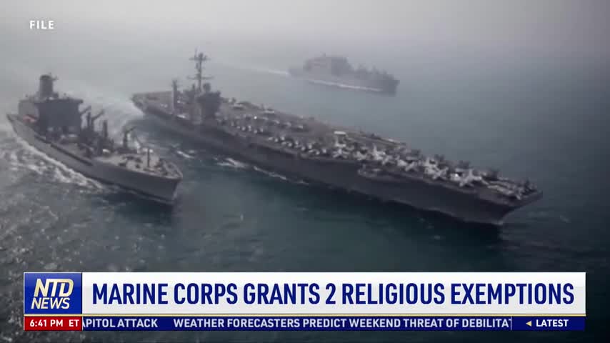 Marine Corps Grants 2 Religious Exemptions