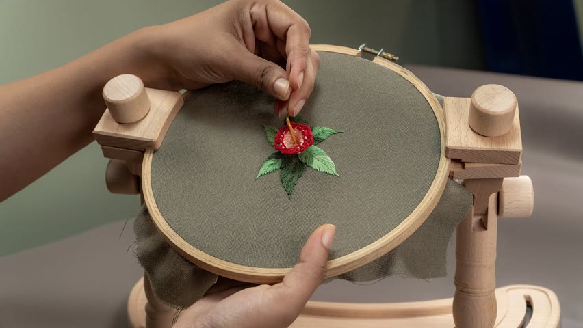 Versatile Embroidery Stand Hoop - Needlework Stand